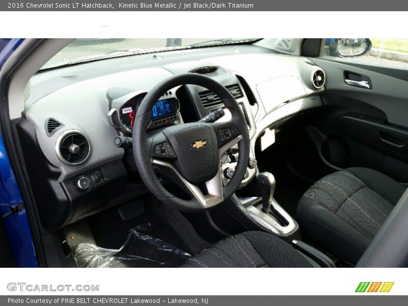 Jet Black/Dark Titanium Interior - 2016 Sonic LT Hatchback 