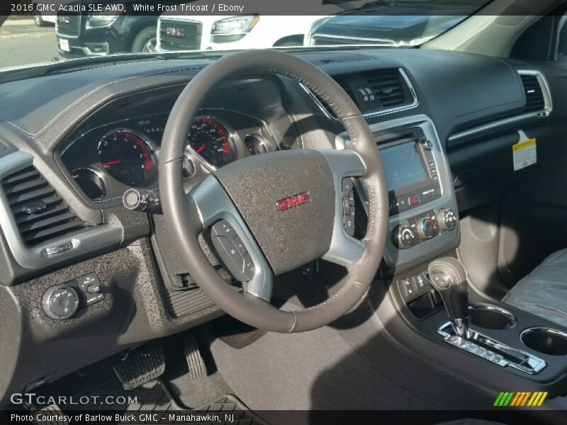 White Frost Tricoat / Ebony 2016 GMC Acadia SLE AWD