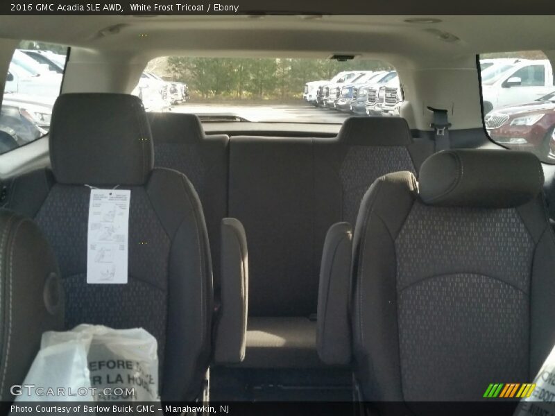White Frost Tricoat / Ebony 2016 GMC Acadia SLE AWD
