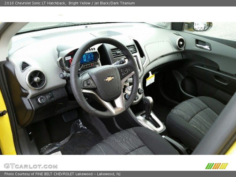 Jet Black/Dark Titanium Interior - 2016 Sonic LT Hatchback 