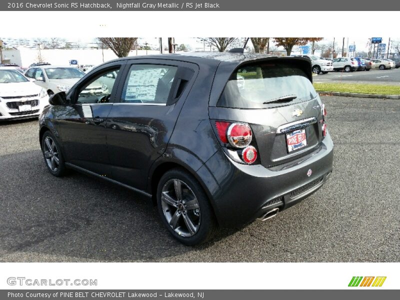 Nightfall Gray Metallic / RS Jet Black 2016 Chevrolet Sonic RS Hatchback