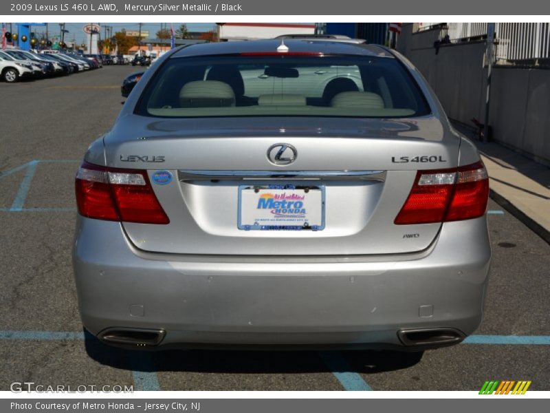 Mercury Silver Metallic / Black 2009 Lexus LS 460 L AWD