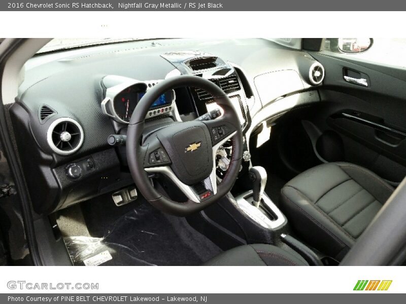 Nightfall Gray Metallic / RS Jet Black 2016 Chevrolet Sonic RS Hatchback