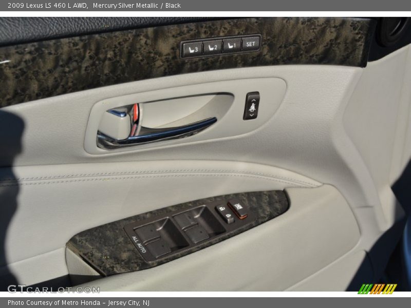 Mercury Silver Metallic / Black 2009 Lexus LS 460 L AWD