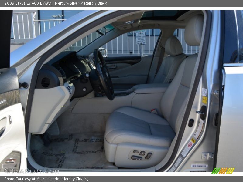 Mercury Silver Metallic / Black 2009 Lexus LS 460 L AWD
