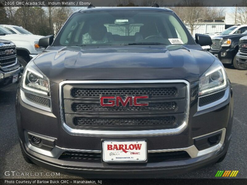 Iridium Metallic / Ebony 2016 GMC Acadia SLE