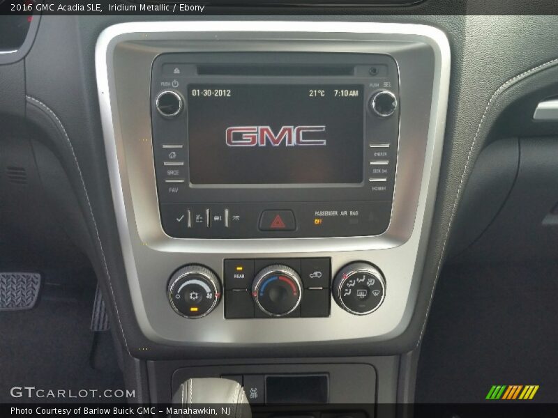 Iridium Metallic / Ebony 2016 GMC Acadia SLE