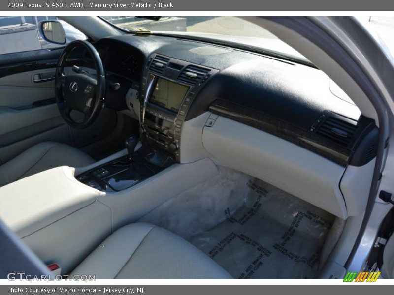 Mercury Silver Metallic / Black 2009 Lexus LS 460 L AWD