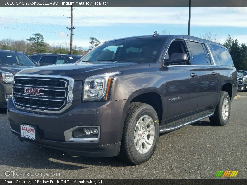 Iridium Metallic / Jet Black 2016 GMC Yukon XL SLE 4WD