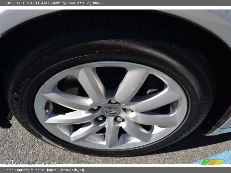 Mercury Silver Metallic / Black 2009 Lexus LS 460 L AWD