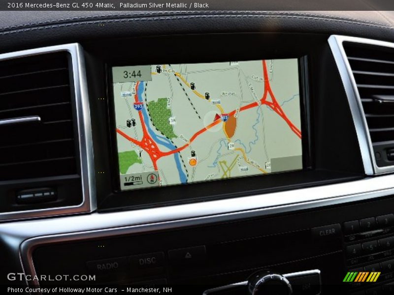 Palladium Silver Metallic / Black 2016 Mercedes-Benz GL 450 4Matic
