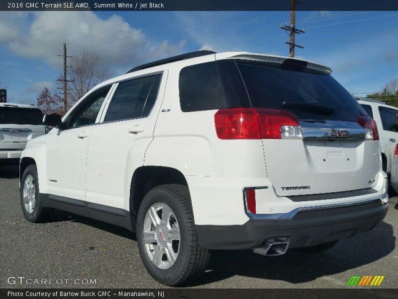 Summit White / Jet Black 2016 GMC Terrain SLE AWD