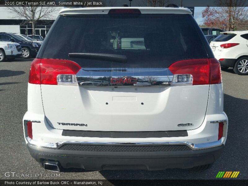 Summit White / Jet Black 2016 GMC Terrain SLE AWD