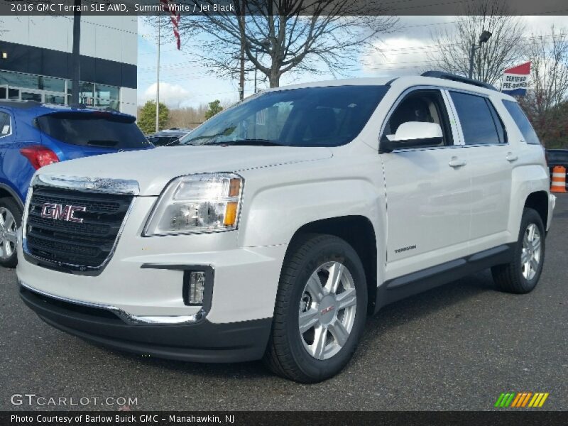 Summit White / Jet Black 2016 GMC Terrain SLE AWD