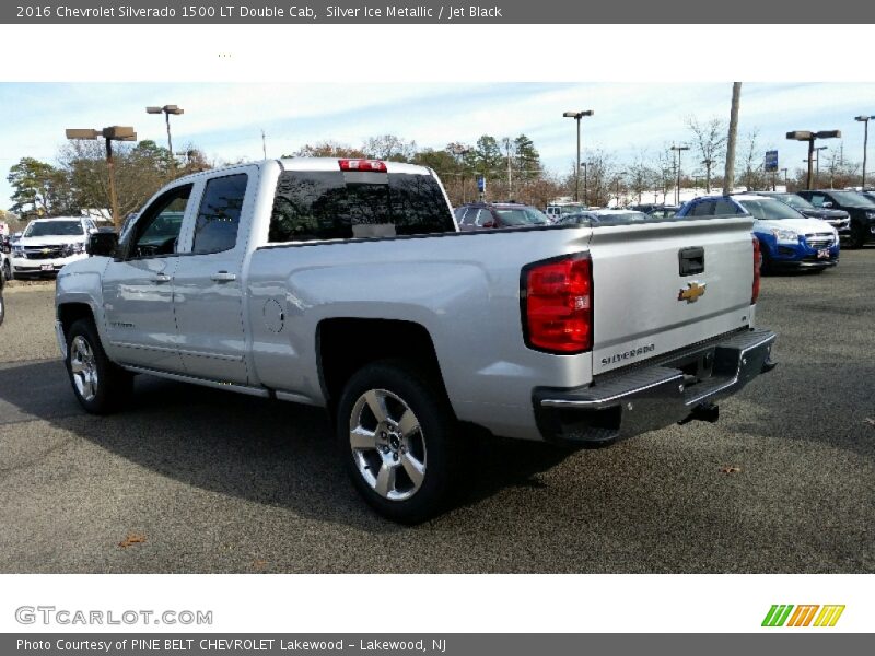 Silver Ice Metallic / Jet Black 2016 Chevrolet Silverado 1500 LT Double Cab