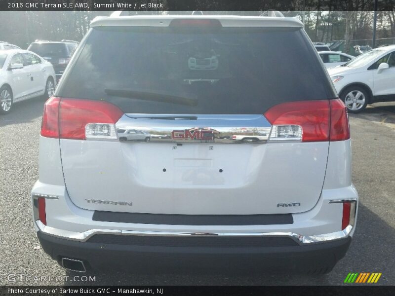 Summit White / Jet Black 2016 GMC Terrain SLE AWD