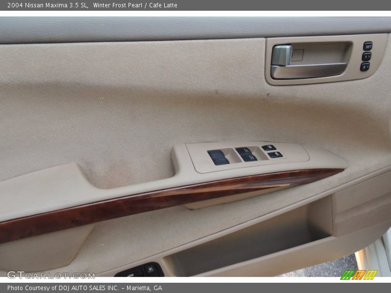 Winter Frost Pearl / Cafe Latte 2004 Nissan Maxima 3.5 SL