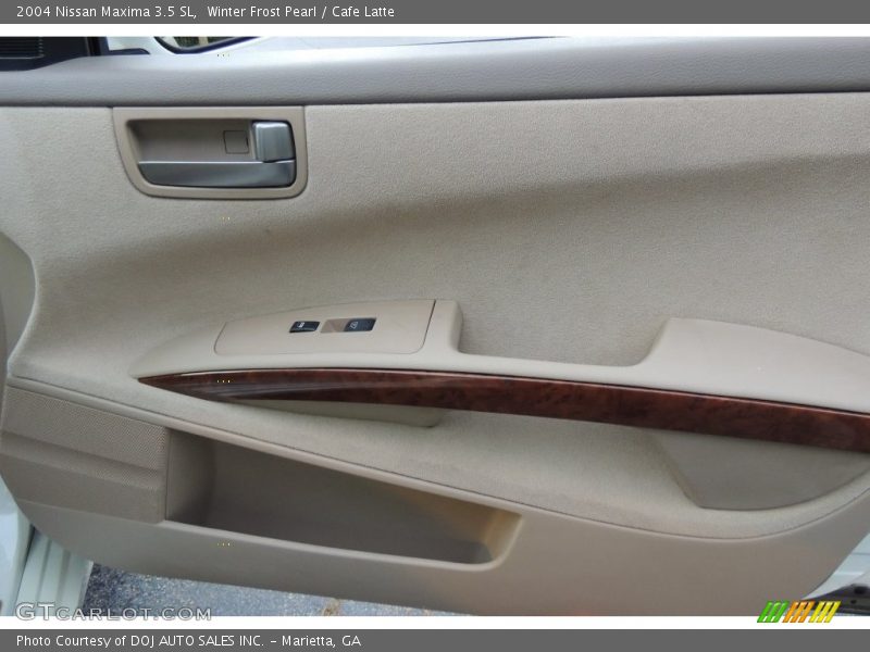 Winter Frost Pearl / Cafe Latte 2004 Nissan Maxima 3.5 SL