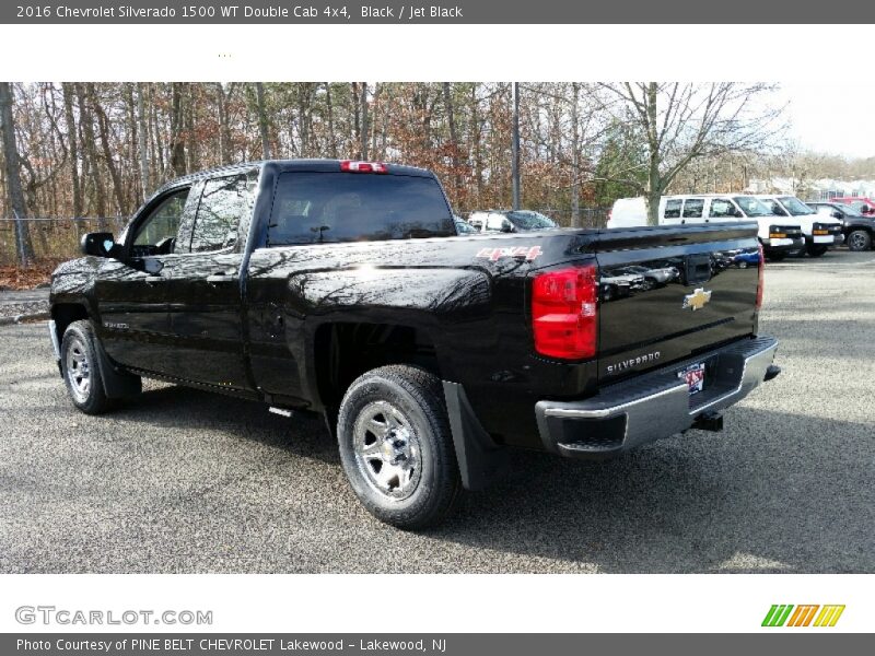 Black / Jet Black 2016 Chevrolet Silverado 1500 WT Double Cab 4x4