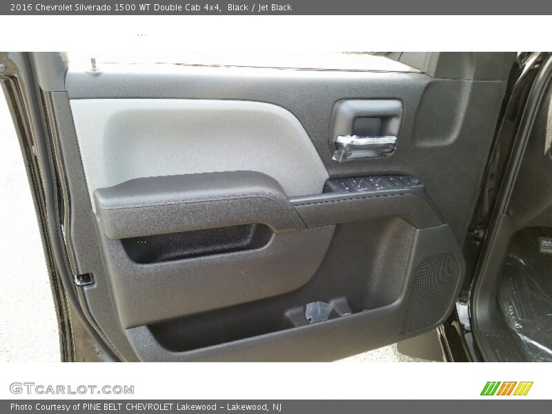 Black / Jet Black 2016 Chevrolet Silverado 1500 WT Double Cab 4x4