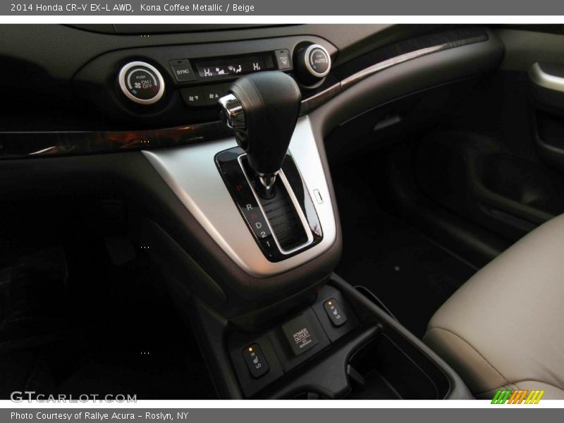 Kona Coffee Metallic / Beige 2014 Honda CR-V EX-L AWD