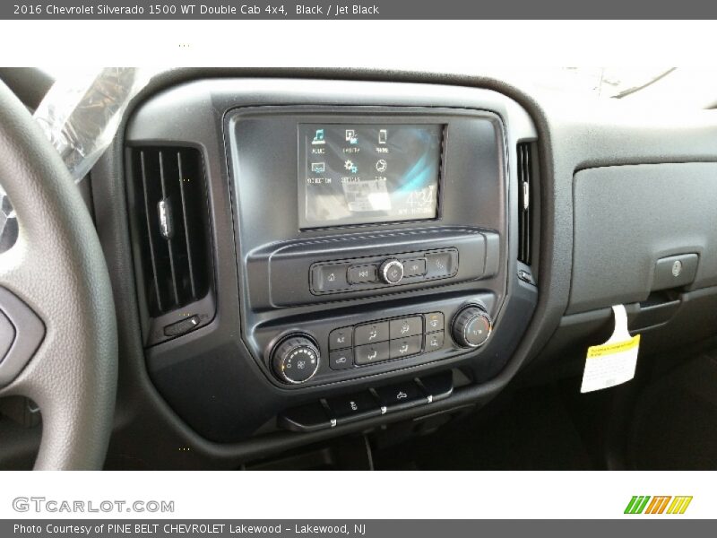Black / Jet Black 2016 Chevrolet Silverado 1500 WT Double Cab 4x4