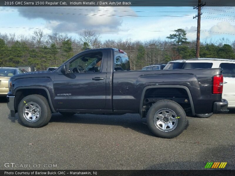 Iridium Metallic / Dark Ash/Jet Black 2016 GMC Sierra 1500 Regular Cab
