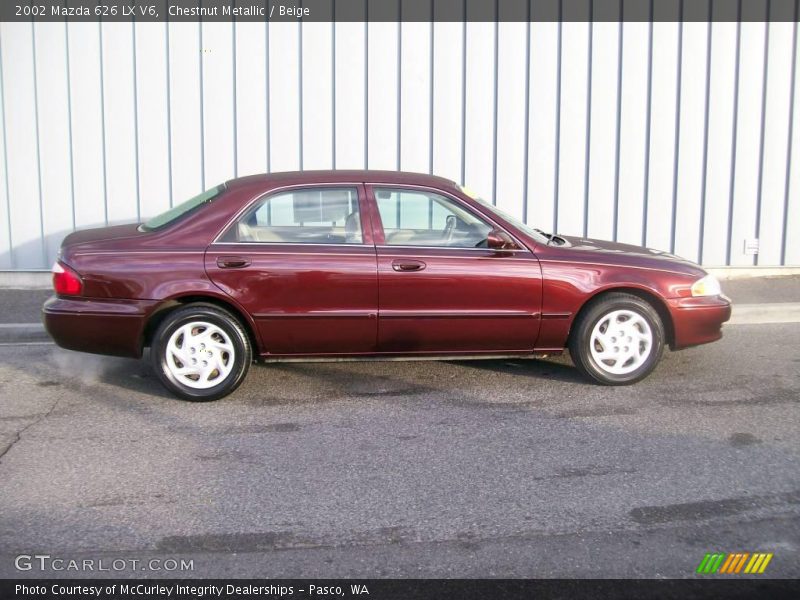 Chestnut Metallic / Beige 2002 Mazda 626 LX V6