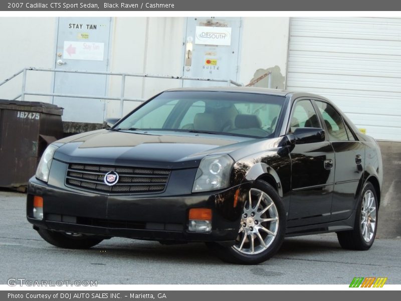 Black Raven / Cashmere 2007 Cadillac CTS Sport Sedan