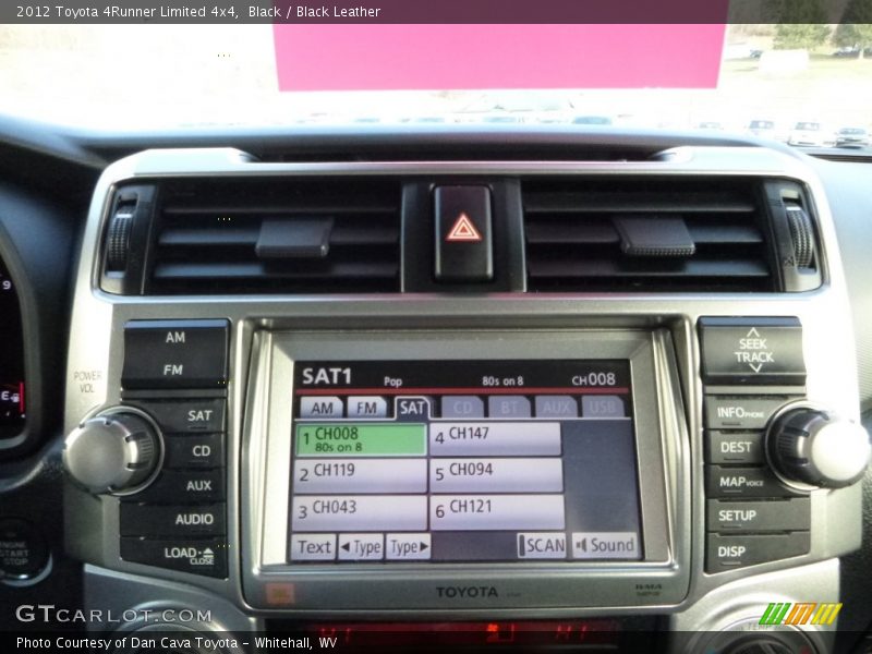 Black / Black Leather 2012 Toyota 4Runner Limited 4x4
