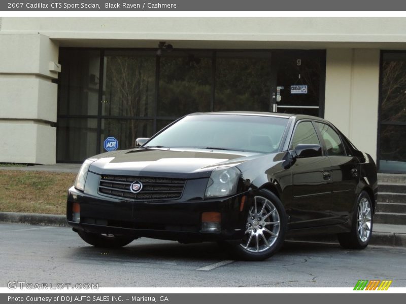 Black Raven / Cashmere 2007 Cadillac CTS Sport Sedan