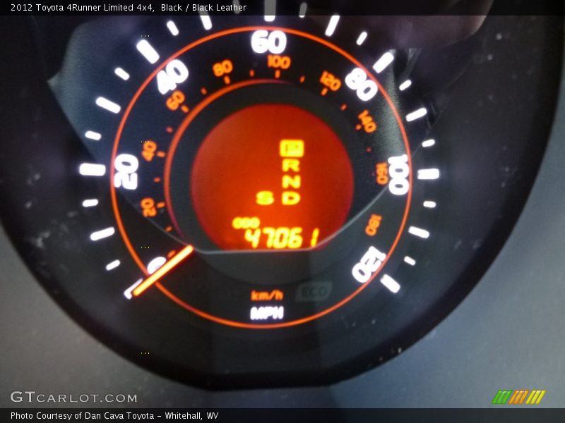 Black / Black Leather 2012 Toyota 4Runner Limited 4x4