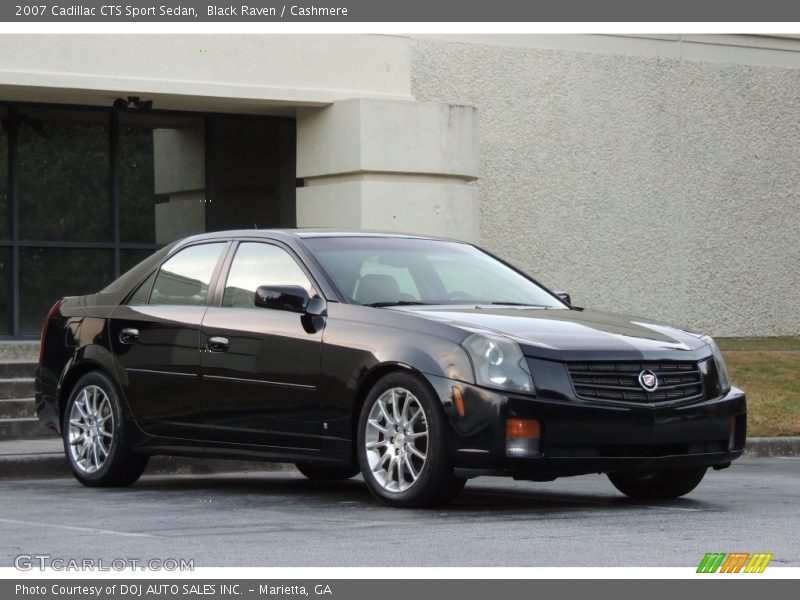 Black Raven / Cashmere 2007 Cadillac CTS Sport Sedan
