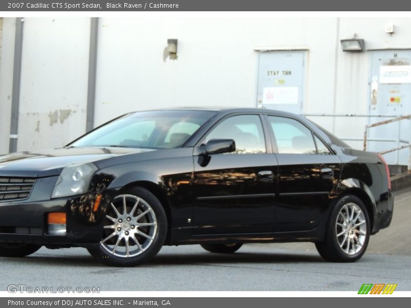Black Raven / Cashmere 2007 Cadillac CTS Sport Sedan