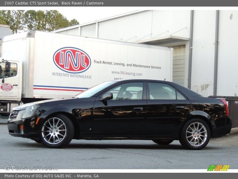 Black Raven / Cashmere 2007 Cadillac CTS Sport Sedan