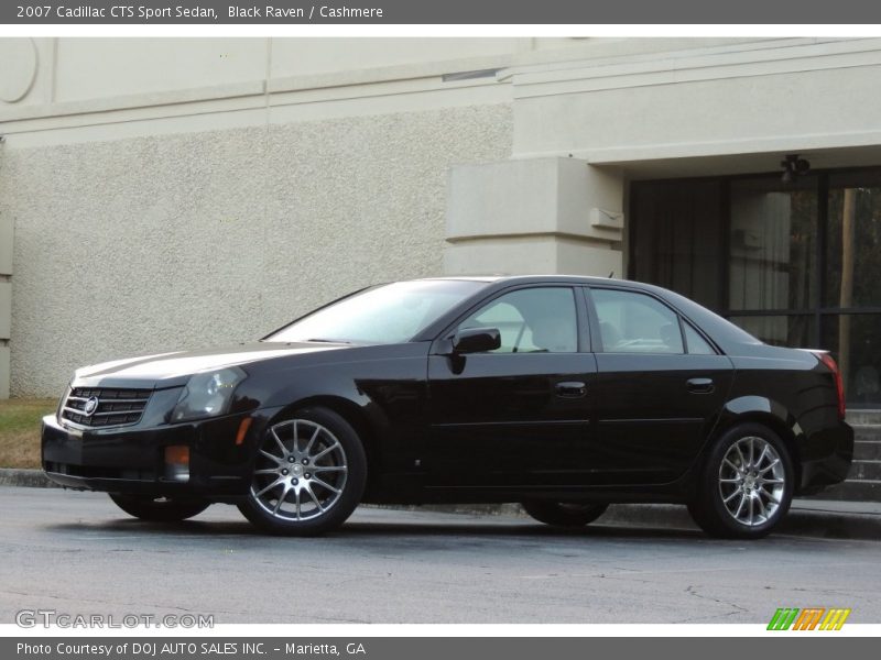 Black Raven / Cashmere 2007 Cadillac CTS Sport Sedan