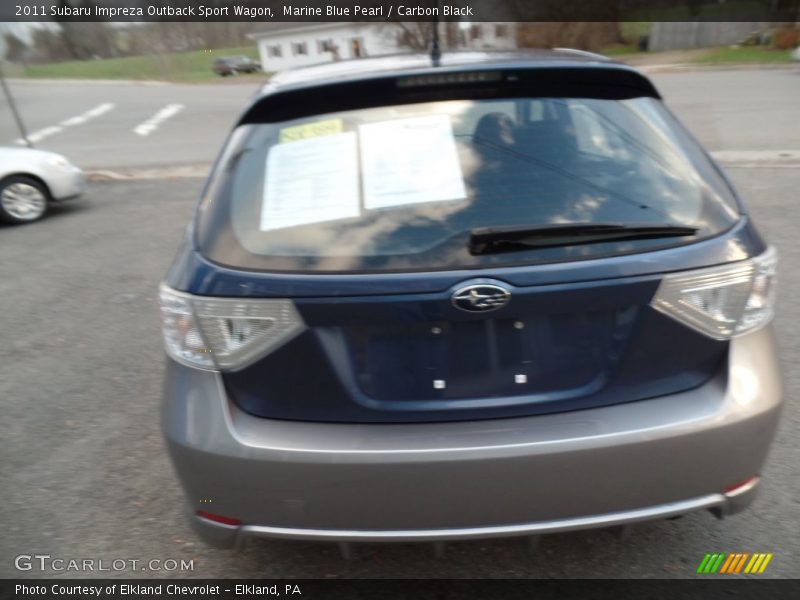 Marine Blue Pearl / Carbon Black 2011 Subaru Impreza Outback Sport Wagon