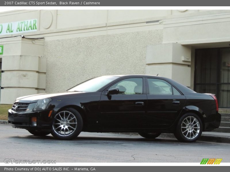 Black Raven / Cashmere 2007 Cadillac CTS Sport Sedan