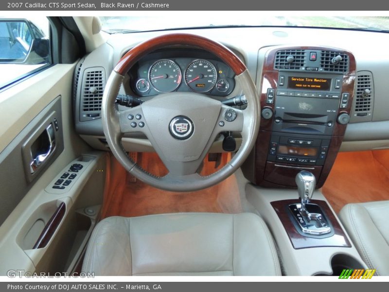 Black Raven / Cashmere 2007 Cadillac CTS Sport Sedan