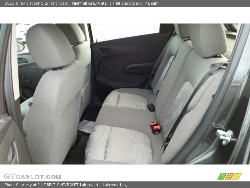 Nightfall Gray Metallic / Jet Black/Dark Titanium 2016 Chevrolet Sonic LS Hatchback