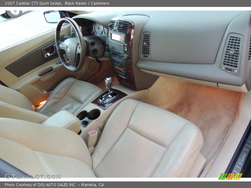 Black Raven / Cashmere 2007 Cadillac CTS Sport Sedan