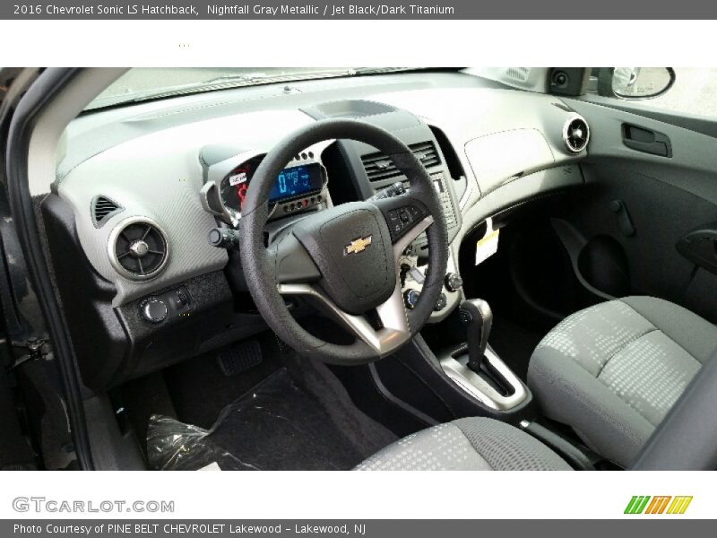Jet Black/Dark Titanium Interior - 2016 Sonic LS Hatchback 