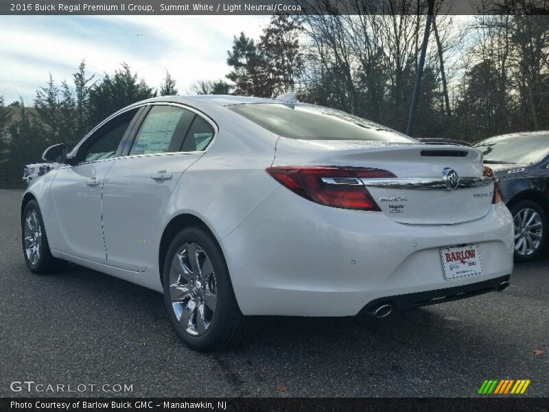 Summit White / Light Neutral/Cocoa 2016 Buick Regal Premium II Group