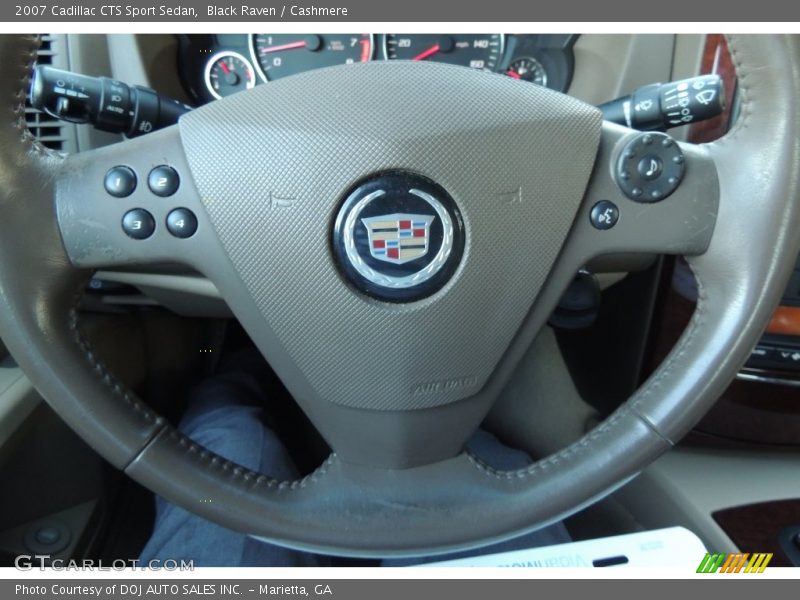 Black Raven / Cashmere 2007 Cadillac CTS Sport Sedan