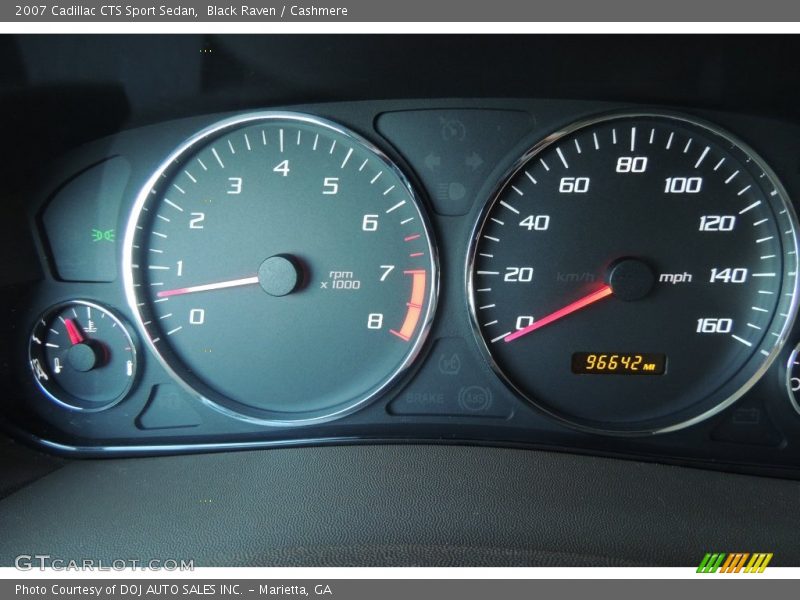 Black Raven / Cashmere 2007 Cadillac CTS Sport Sedan
