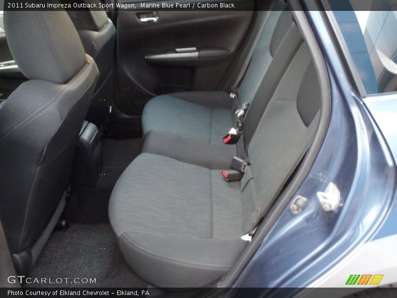 Marine Blue Pearl / Carbon Black 2011 Subaru Impreza Outback Sport Wagon