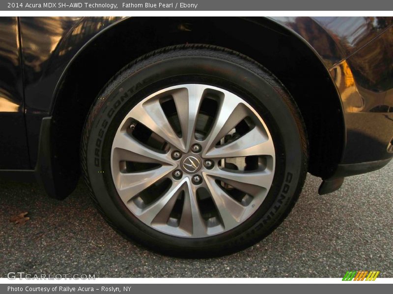 Fathom Blue Pearl / Ebony 2014 Acura MDX SH-AWD Technology
