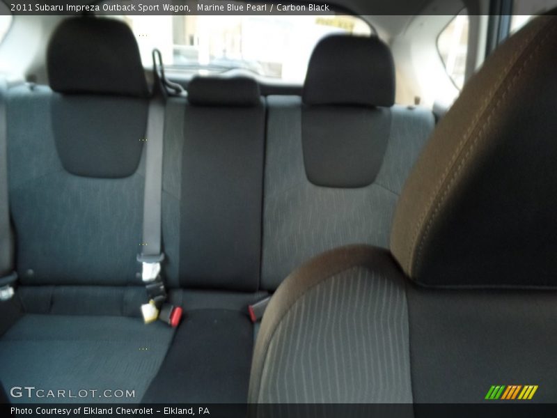 Marine Blue Pearl / Carbon Black 2011 Subaru Impreza Outback Sport Wagon