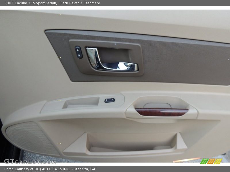 Black Raven / Cashmere 2007 Cadillac CTS Sport Sedan