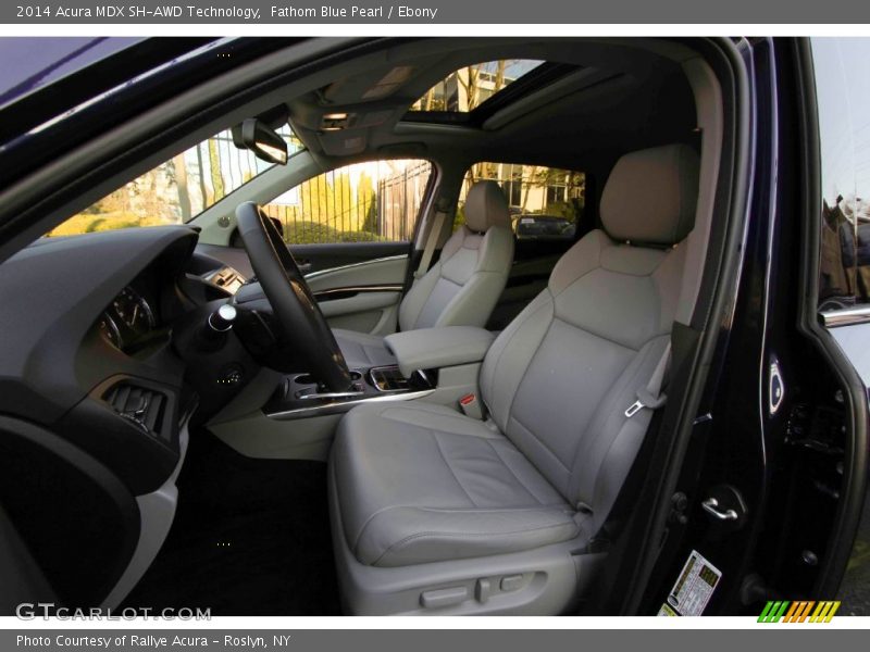 Fathom Blue Pearl / Ebony 2014 Acura MDX SH-AWD Technology